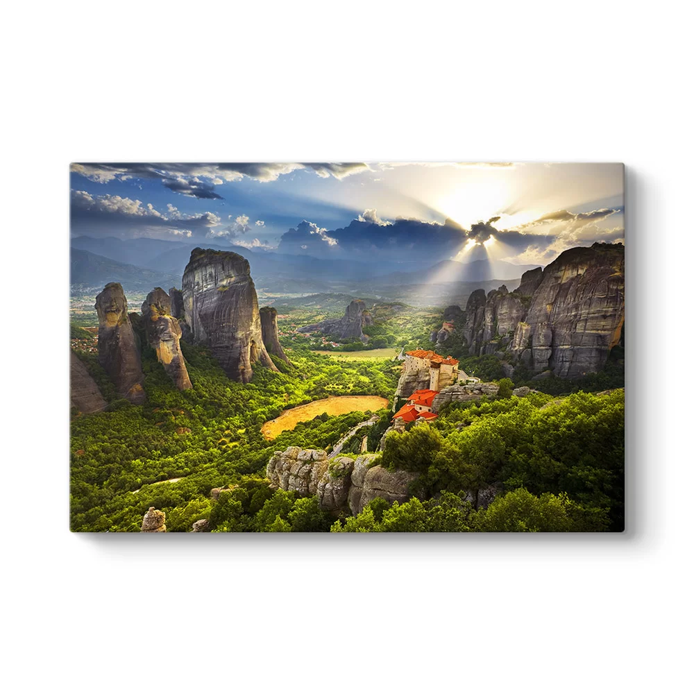 Yunanistan - Meteora Tablosu - Model 1